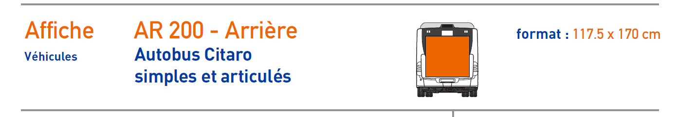affiche bus arrière